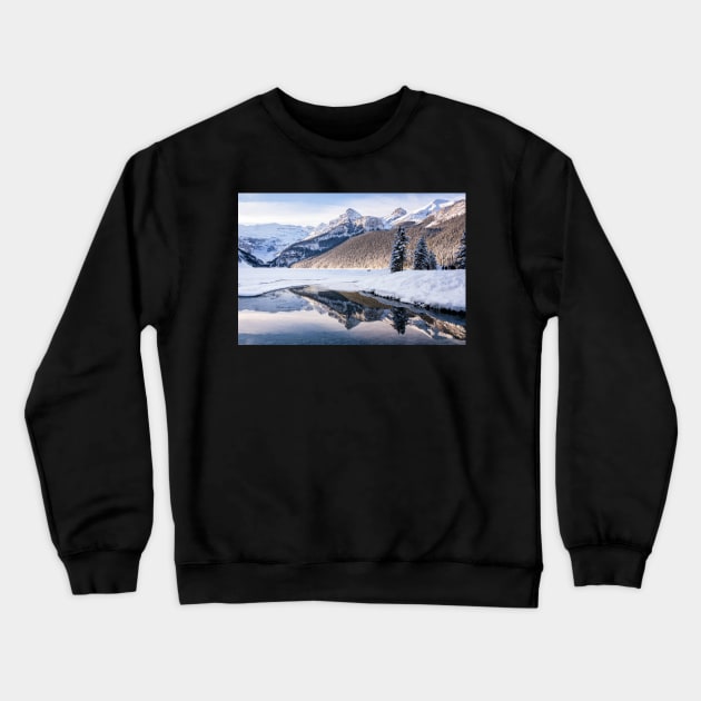 Winter Sunshine Reflected Crewneck Sweatshirt by krepsher